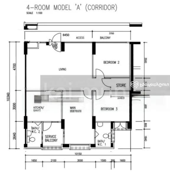4 Room (4A) HDB for Sale in  719 Woodlands Avenue 6 - Image 20